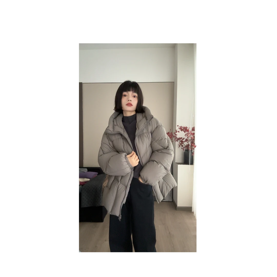 【全民大高品鹅绒服】冬季氛围ins短款外套百搭加厚鹅绒服秋冬外套