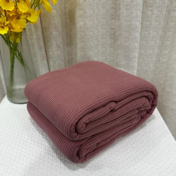 603 全棉华夫格双层盖毯 150*200左右 略有微瑕