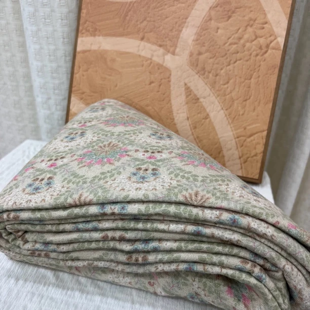 500 合欢花出口牛货 汉麻接缝麻席 230*260左右 吸湿透气