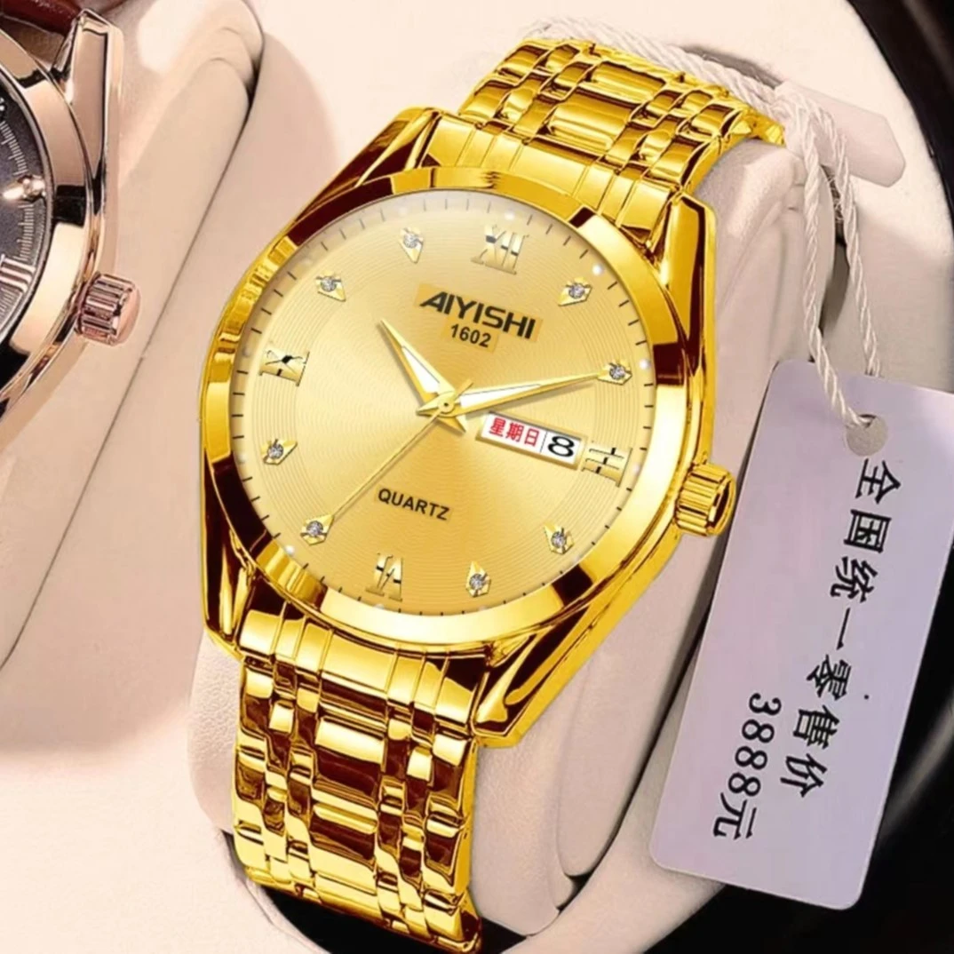 2024瑞士品牌全自动机芯男士手表夜光防水日历电子手表高档腕表男