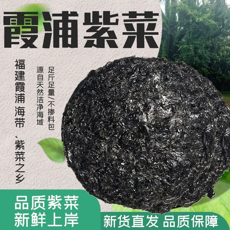 特级口味头水紫菜正宗福建霞浦无沙免洗紫菜蛋花汤即食海鲜干货