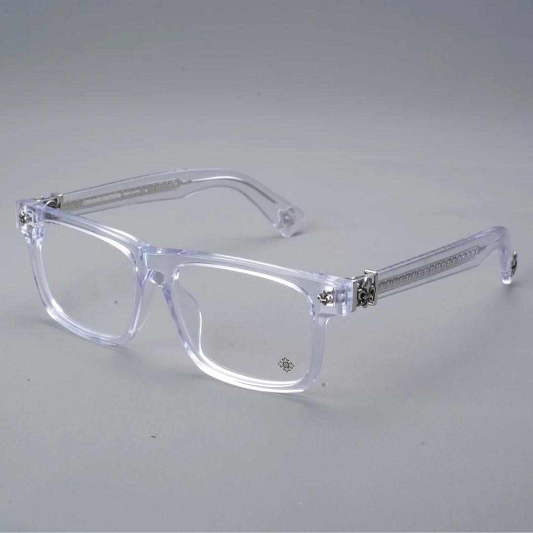 【A85】克罗重工透明板材方框全框时尚百搭近视眼镜防蓝光含配镜