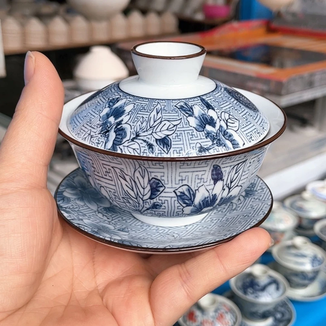 【闪购商品】青花釉下彩杯子
