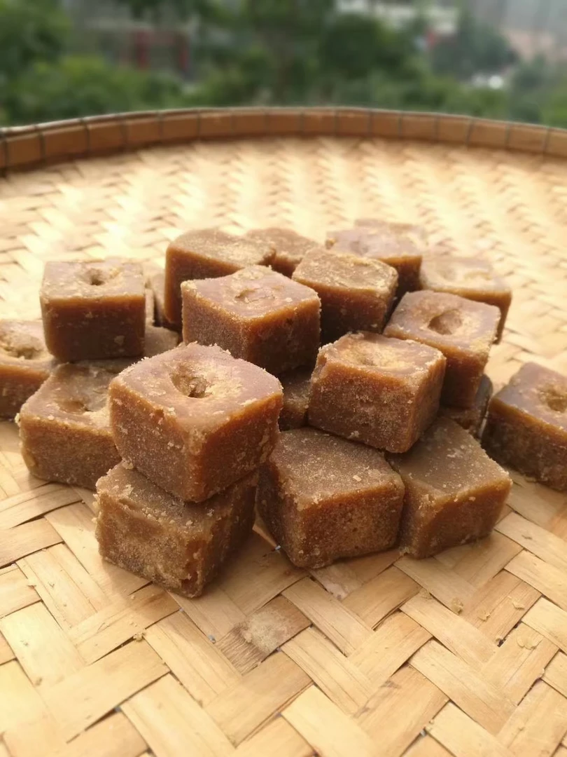 广西上林古法红糖百年传承纯手工甘蔗汁柴火熬制0添加清香浓郁1斤