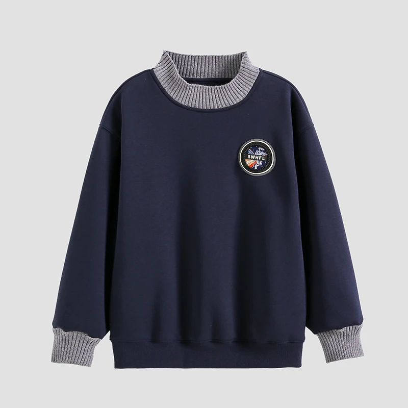 个性潮牌男童秋装卫衣8-15岁中大童男孩衣服秋季套头韩版24QY3327