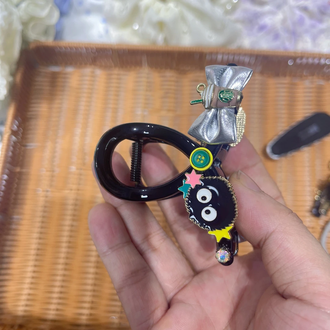 A-287韩版时尚可爱煤球aa中抓夹