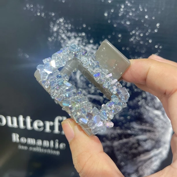 A-356泡菜蓝色蝴蝶小方抓夹