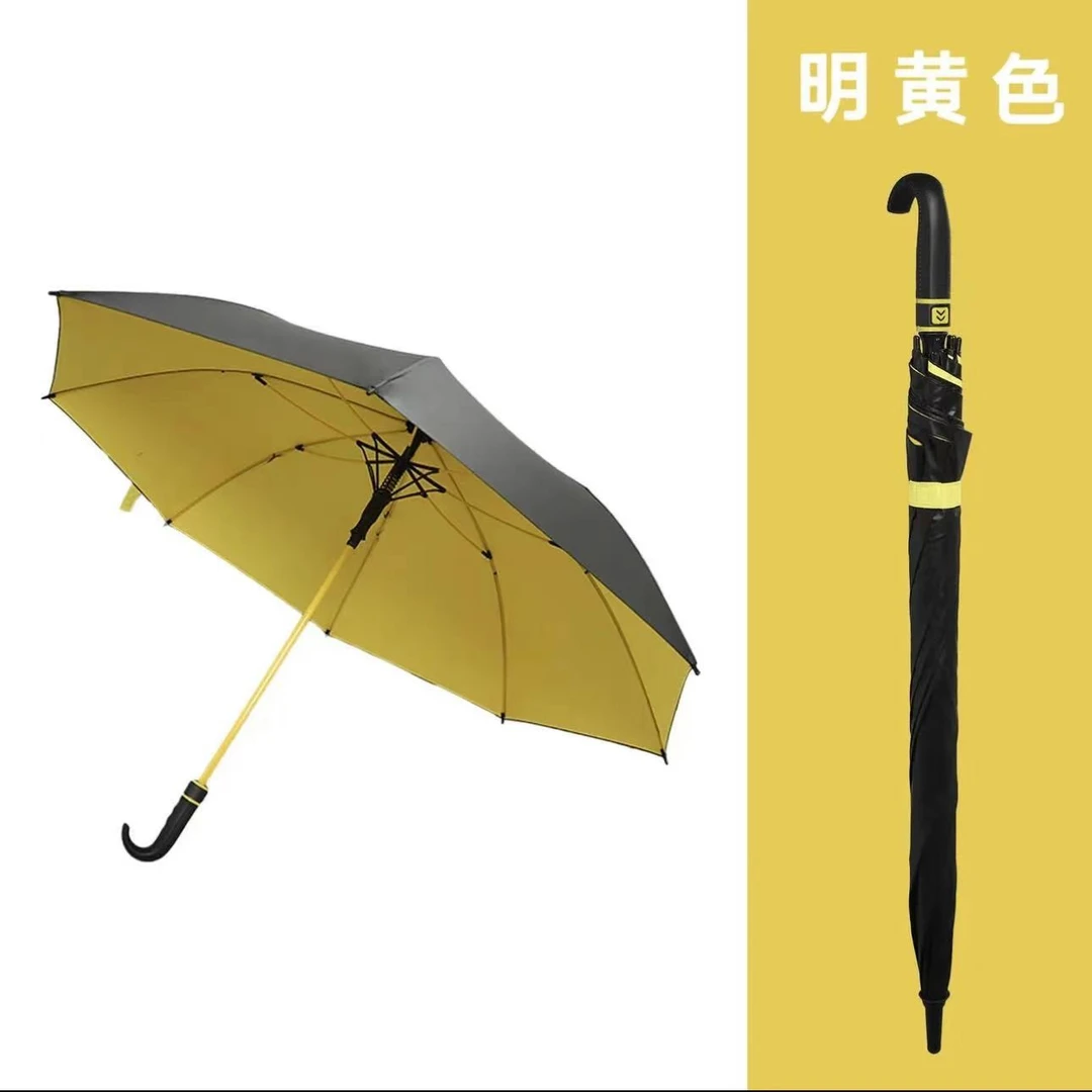 长柄伞高尔夫加大的长柄黑胶晴雨两用伞商务logo定制学生两用大号