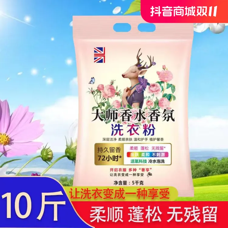 【主播专属】大师香氛洗衣粉持久留香深层洁净10斤DL
