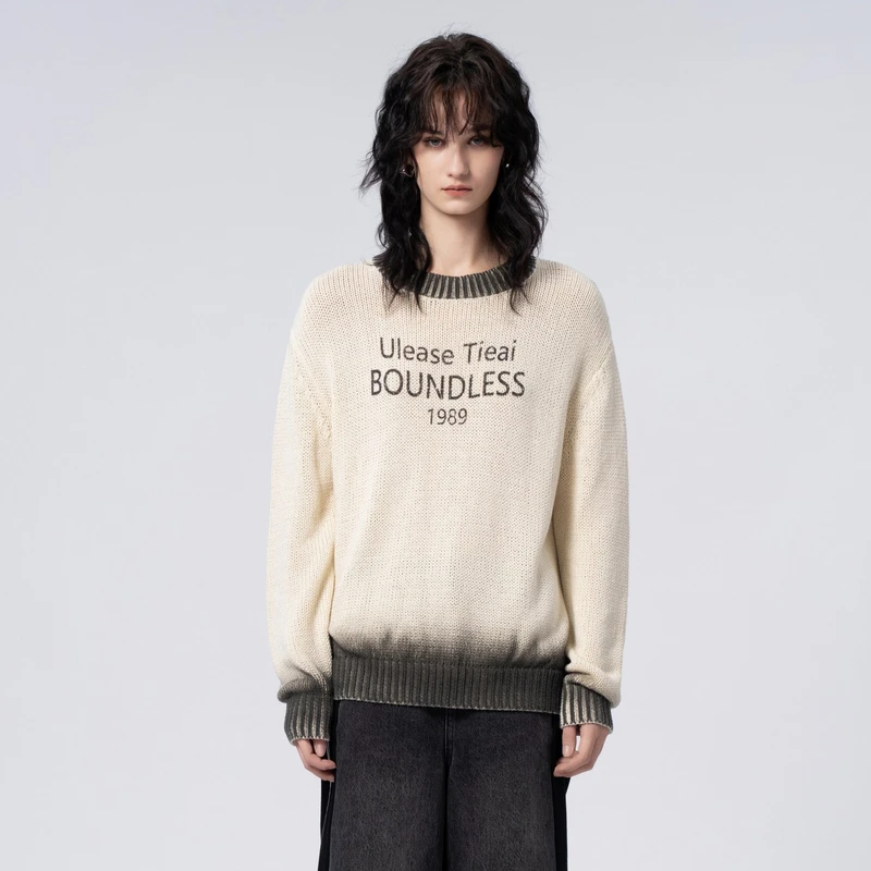 U/TI/尤缇浅米套头毛衫UK3D1193460