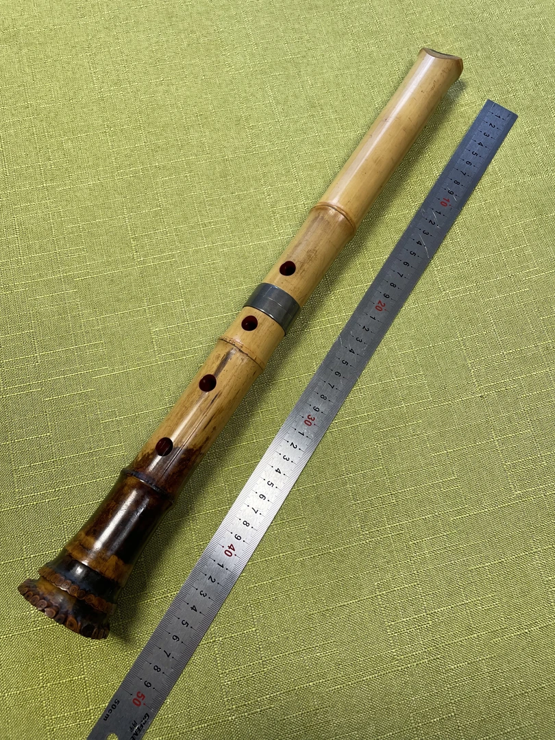 尺八乐器日本竹仙真竹尺六48CM短尺八首调G调