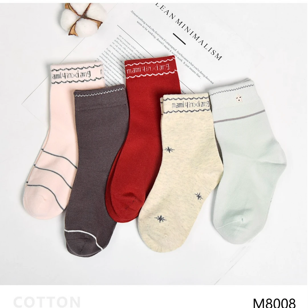 妈咪yingxiang秋冬男童女童组合装袜子A类透气保暖