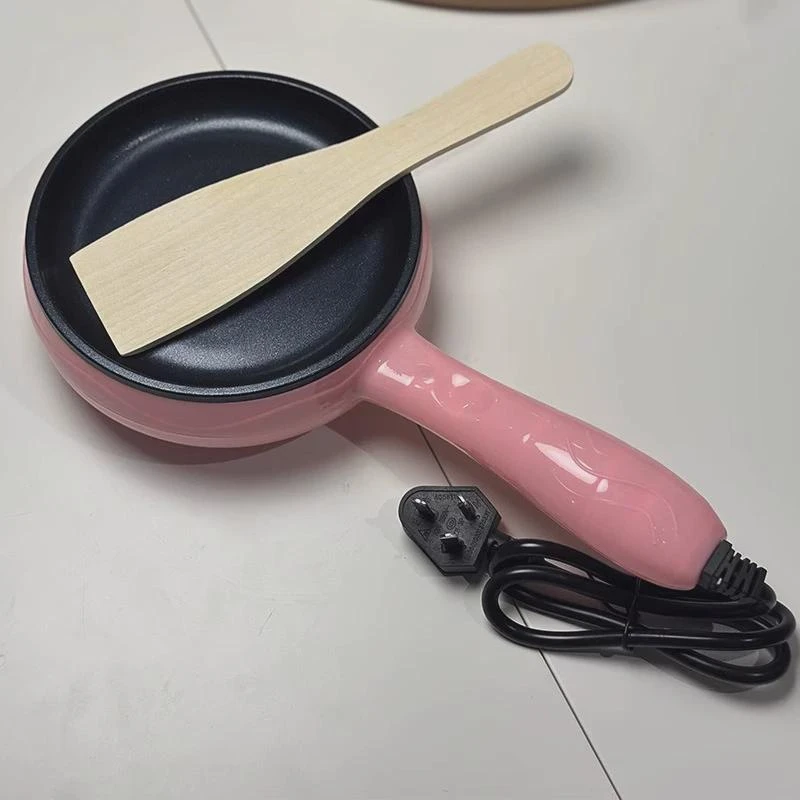 插电迷你小煎蛋平底锅儿童不粘锅电煎锅小型煎鸡蛋小锅做早餐神器