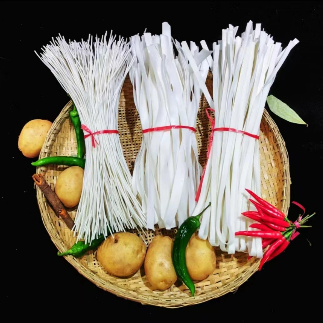 正宗定西宽粉【甘肃特产】不加胶手工精选土豆火锅粉大宽韭叶细粉