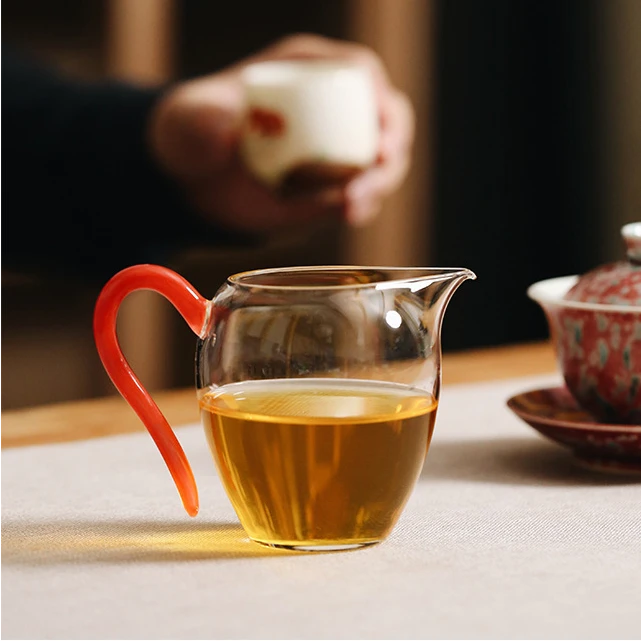 玻璃公道杯家用茶海耐热玻璃高端匀杯分茶器手工高档公杯茶具