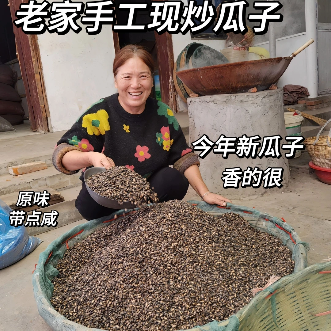 真正老家笨打瓜籽咸香口感农家小粒香今年新瓜子500克
