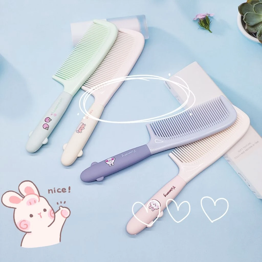 梳子可爱高颜值梳子女士专用长发家用少女孩儿童直发顺发马尾梳头