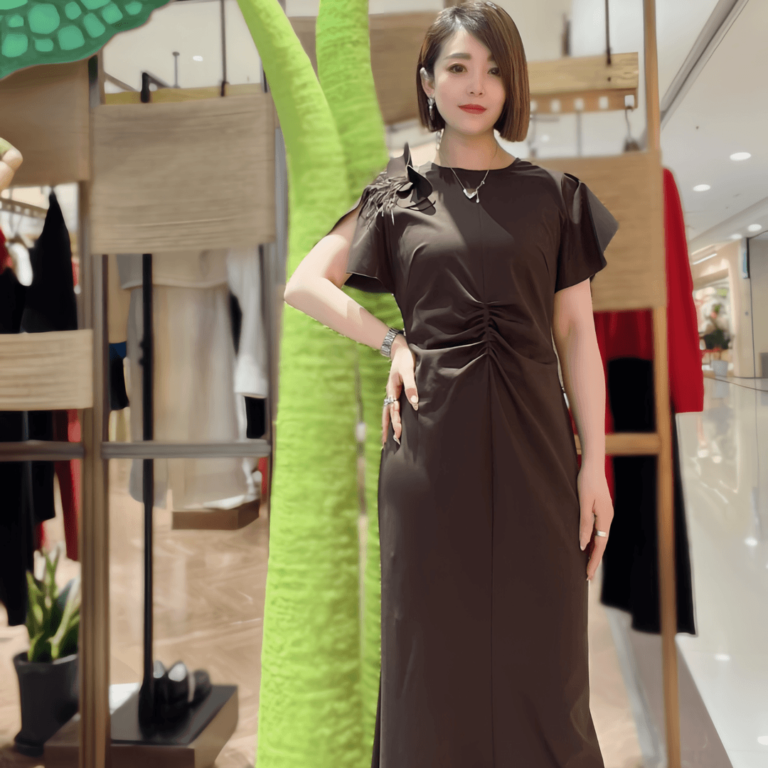 意大利设计师女装连衣裙显瘦夏季女士2V2L93014