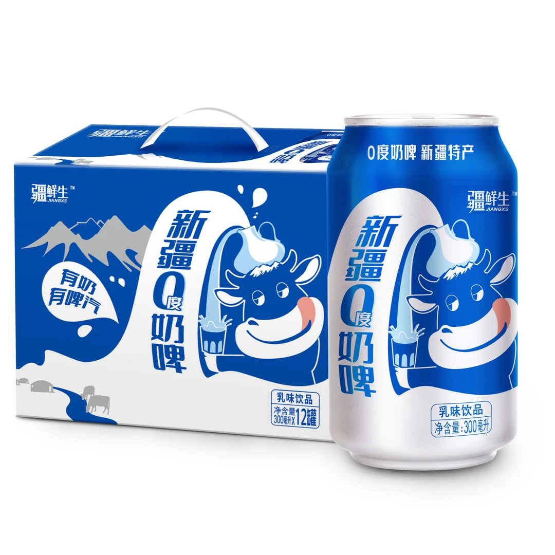 疆鲜生新疆0度奶啤原味乳酸菌乳味特产父亲节