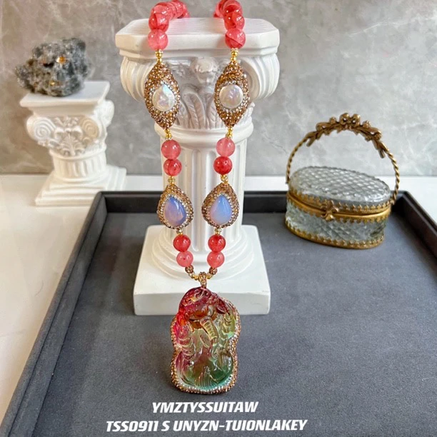 铜合金项链 6月新品来咯 渐变纯透水感系列9232