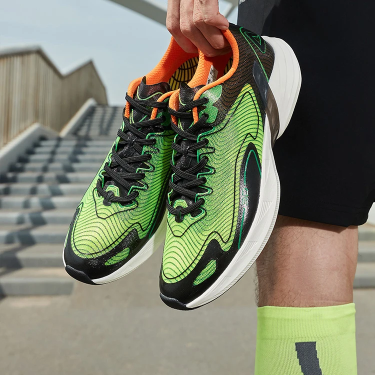 匹克男鞋3D打印轻弹科技专业跑步鞋夏季新款跑鞋透气减震运动鞋男