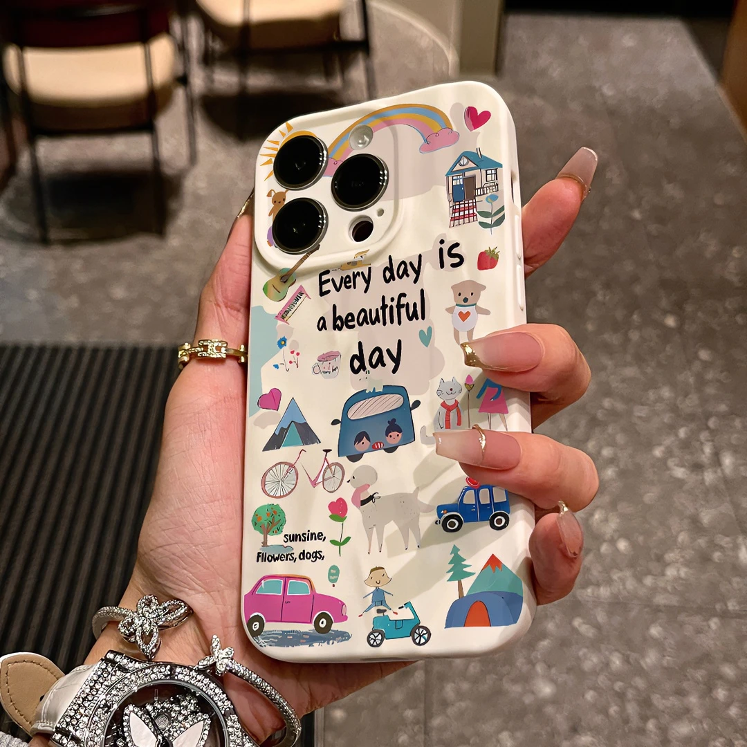 壳玛仕一切都好适用苹果15手机壳iPhone14promax软13pro12/11xr/8