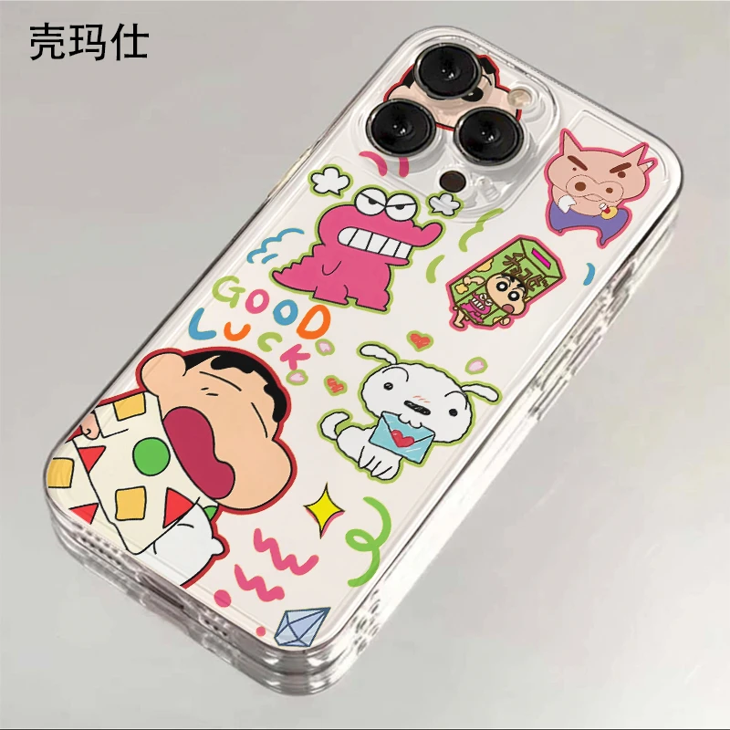 壳玛仕小新小白适用iphone15苹果13手机壳14promax透明12xr/11x软