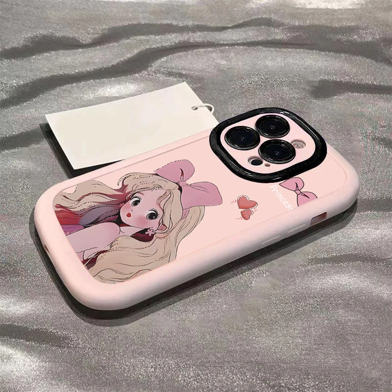 蝴蝶结女孩苹果15promax手机壳14iphone12/13新款11x软7/8p卡通6s