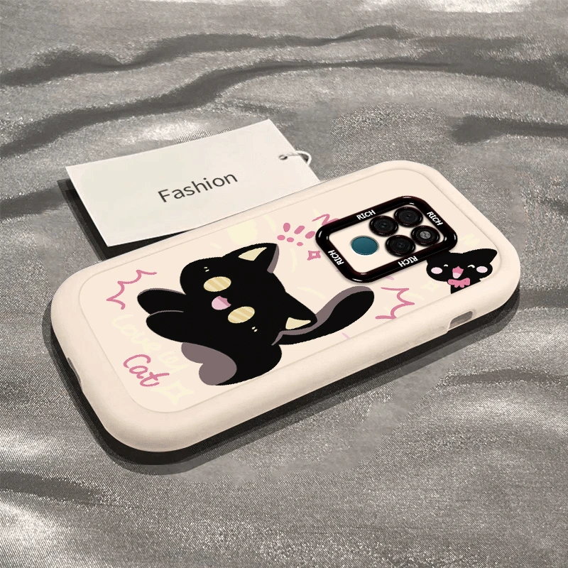 壳玛仕奔跑猫咪适用华为MATE20手机壳20PRO防摔全包ins软胶保护套