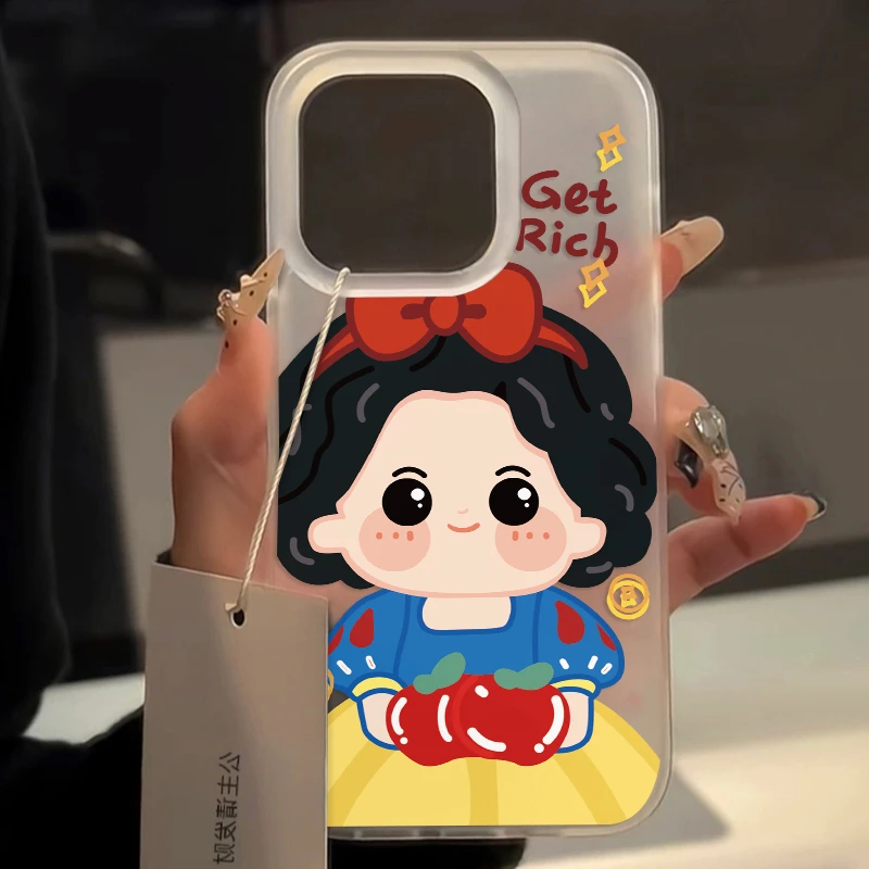 白雪公主iphone15苹果14/13promax手机壳11软壳6s/7/8p卡通12xs新