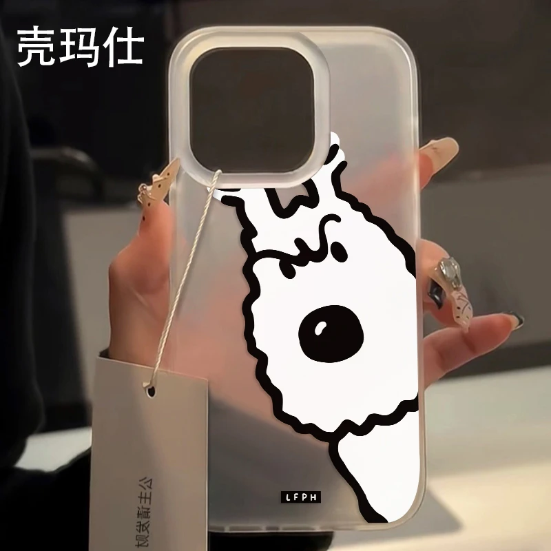 壳玛仕探头小狗适用iphone15苹果14/13promax手机壳11xr创意8p/7p