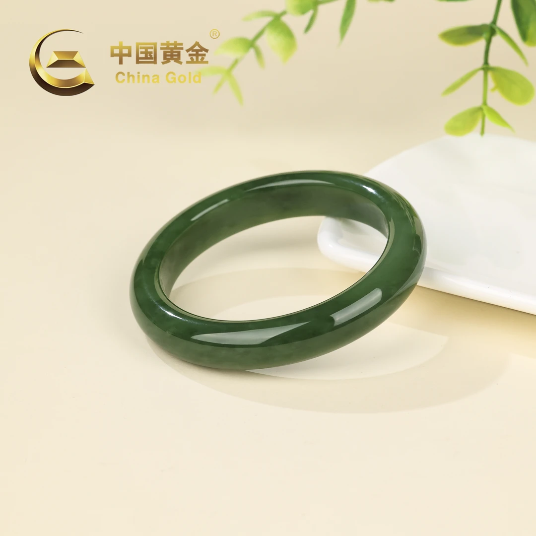 【中国黄金】玉缘初 | 和田玉*手镯*未镶嵌-SZ407-Y