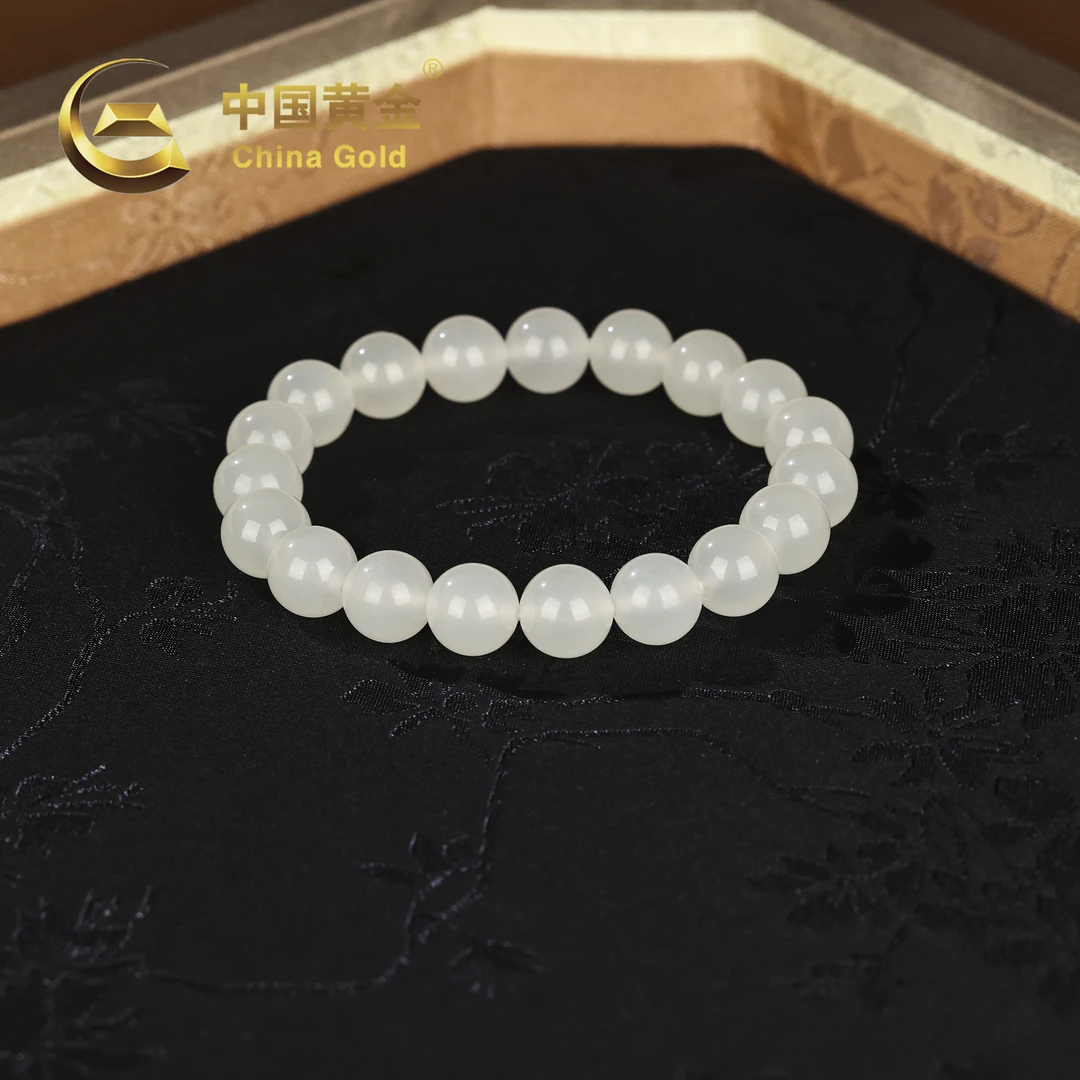 【中国黄金】和田玉白玉手串-S1199-【北】