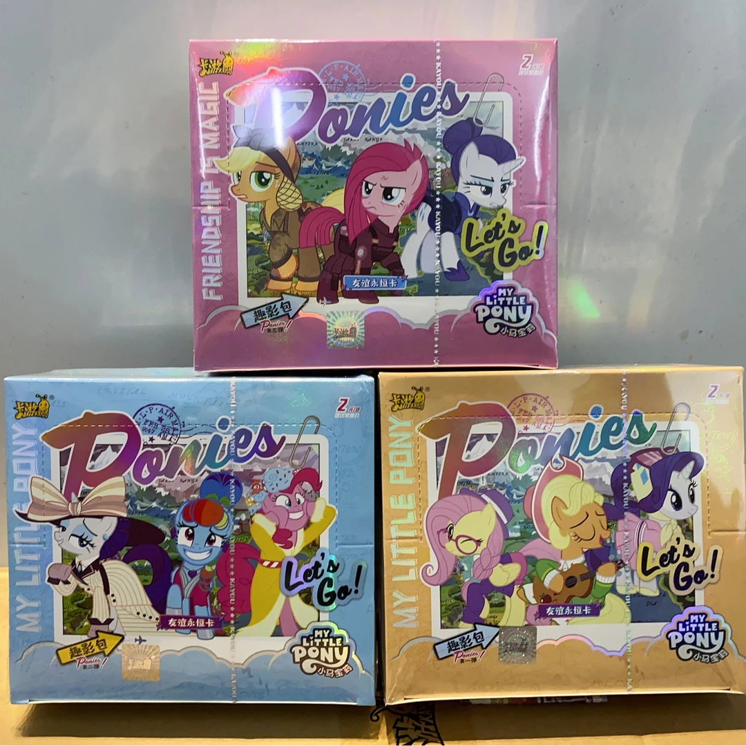 小马宝莉友谊永恒卡趣影包组合套装收藏卡牌卡片CR趣影黑贝贝