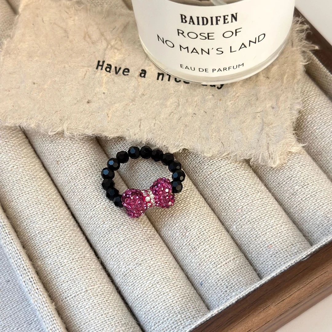 【黑尖镜】蝴蝶结CHANGE X设计师款高定可调节戒指GP850