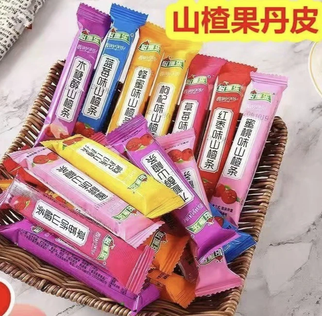 怡康乐多口味山楂条独立包装酸甜蜜饯儿童零食果丹皮