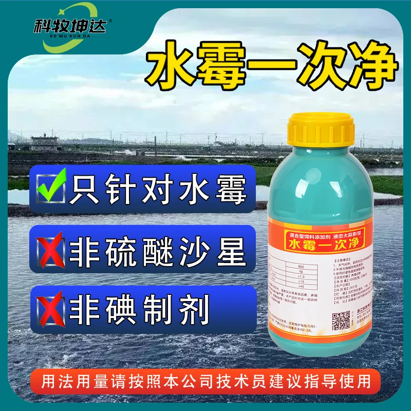 水霉一次净水产养殖针对真菌水霉挂脏长白毛鱼水霉病非硫醚沙星