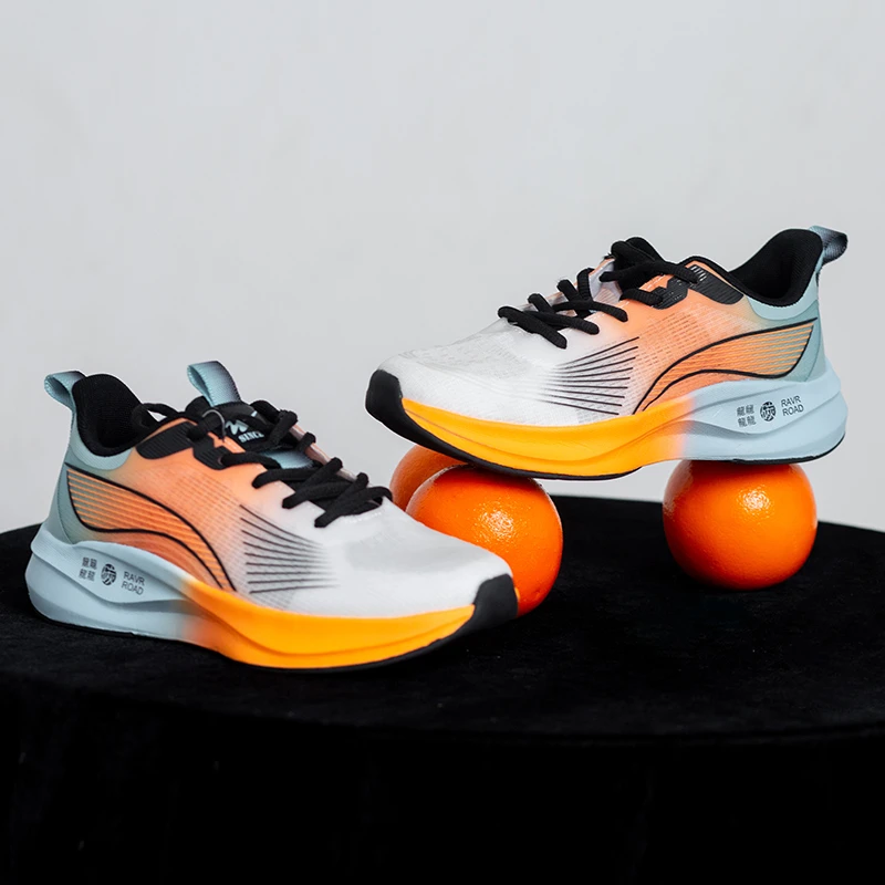 双星减震跑步鞋男女同款夏季潮流透气舒适时尚百搭网面跑鞋轻便