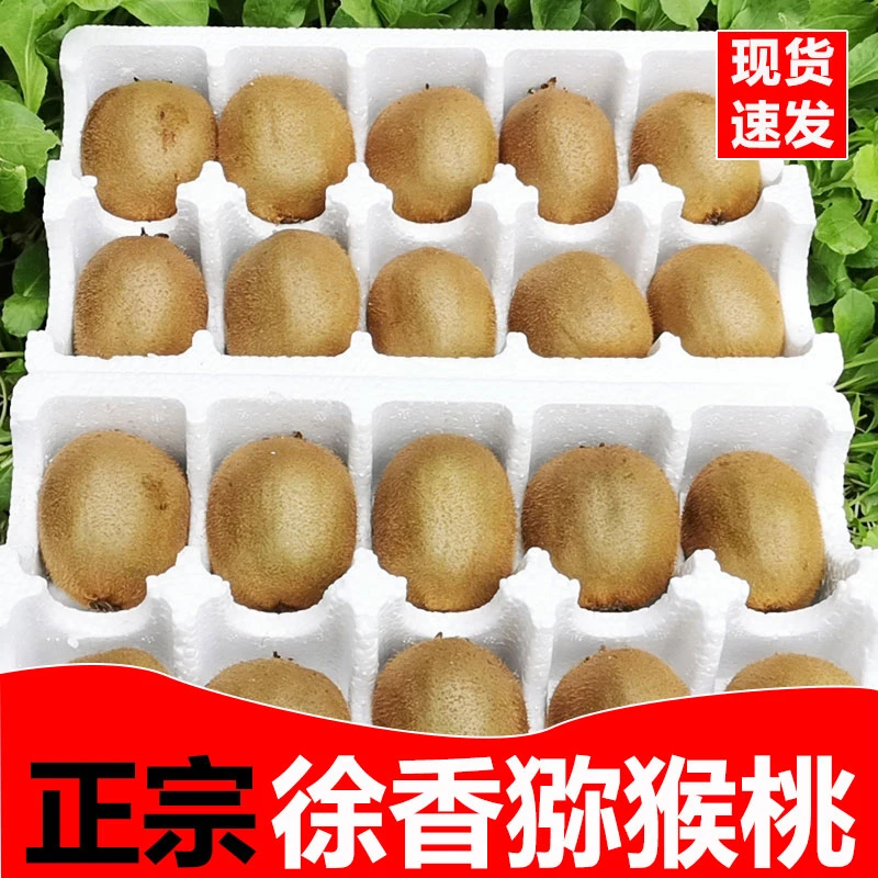 D 现摘陕西徐香猕猴桃孕妇奇异果绿心弥猴桃新鲜水果包邮50-150g