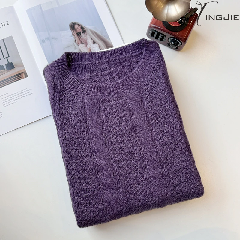 B1226长袖上衣针织毛衣上衣女