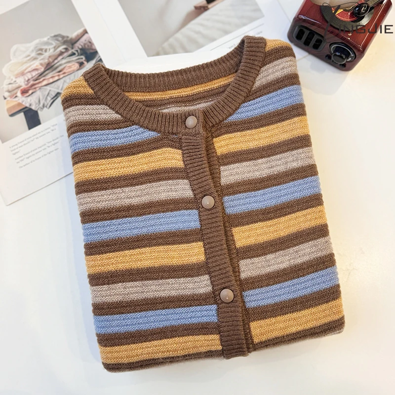 B1292长袖上衣针织毛衣上衣女