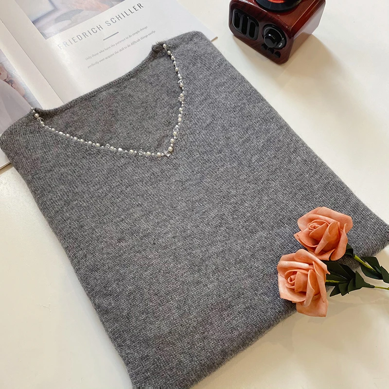 B548长袖上衣针织毛衣上衣女