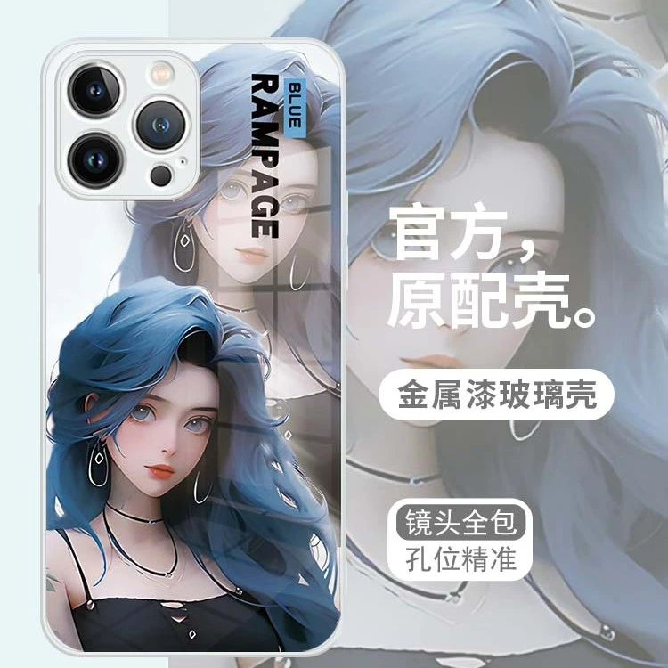 适用苹果15/华为/小米/oppo/vivo时尚高颜值金克斯创意网红手机壳