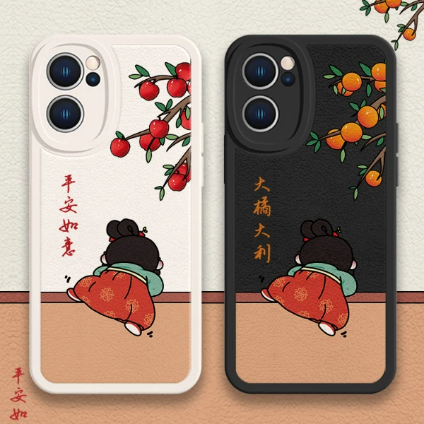 适用苹果/华为/小米/oppo/vivo趣味网红唐美人个性爆款防摔手机壳