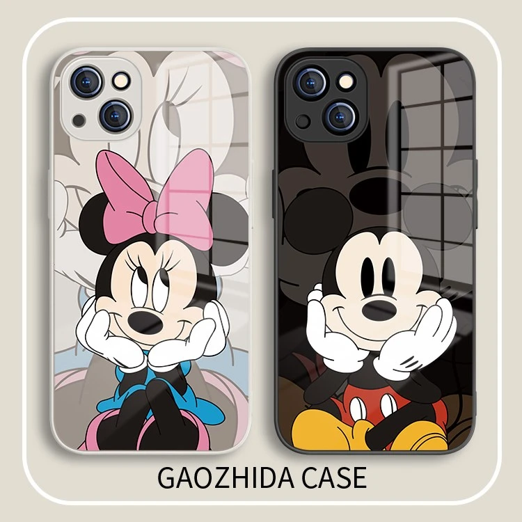 适用于苹果/华为/小米/oppo/vivo卡通迪士尼米妮米奇情侣款手机壳