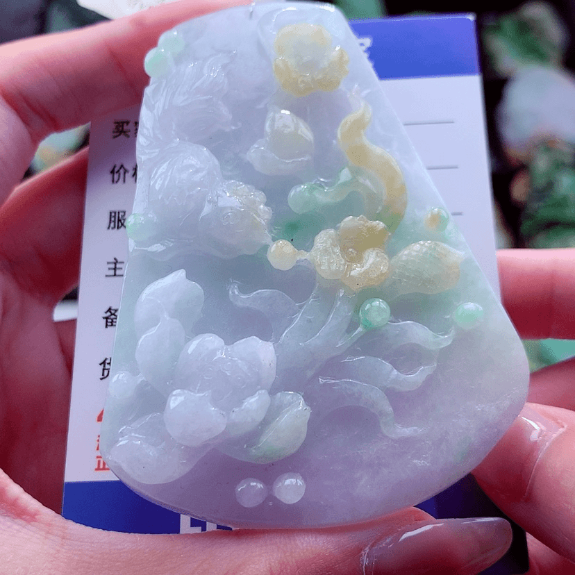 【闪购商品】翡翠挂件未镶嵌天然