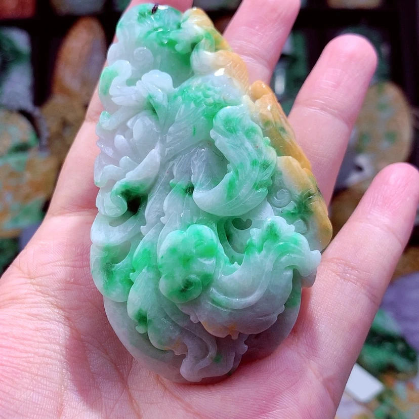 【闪购商品】翡翠颈饰未镶嵌挂件
