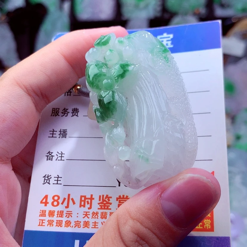 【闪购商品】翡翠颈饰未镶嵌挂件