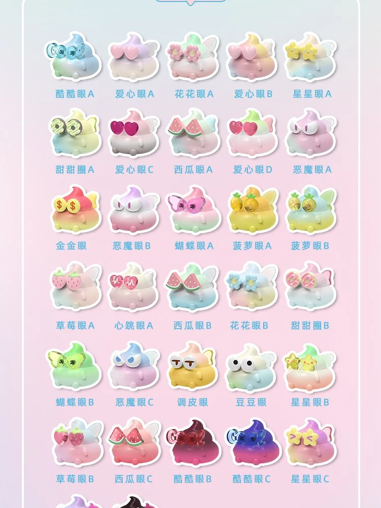 【大鱼吃小鱼】迷你Emmmkun眼碌碌系列盲袋萌粒系列盲盒盲袋萌粒