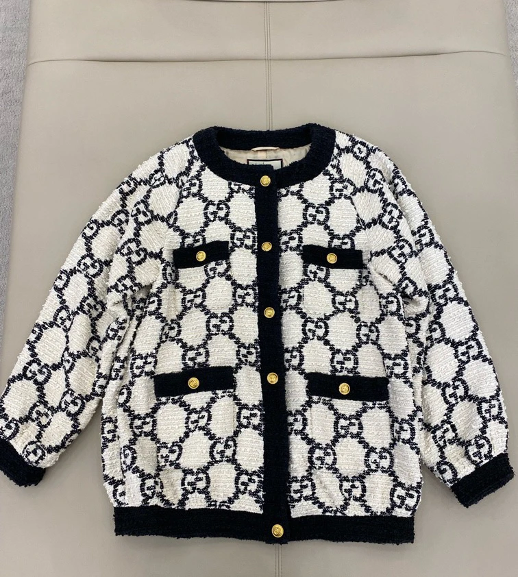 99新 GUCCI/古驰 Gucci 粗花尼外套 40码 完美品相